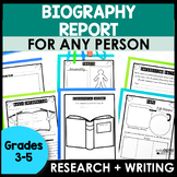 Biography Project for Any Person - Informative Writing Gra