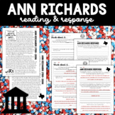 Biography - Ann Richards: Women's and Texas History Readin