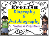 Biography & Autobiography (ENGLISH) Posters/Anchor Charts