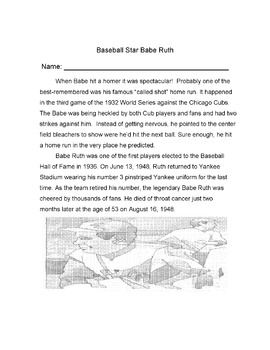 Read Babe Ruth's Obituary From August 1948