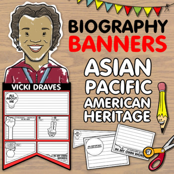 Preview of Biography Banners / Pennants - Asian Pacific American Heritage