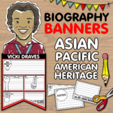 Biography Banners / Pennants - Asian Pacific American Heritage