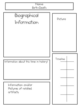 example of biography poster