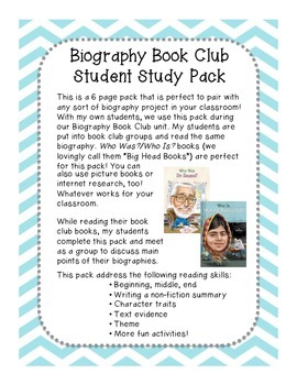 biography book club