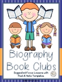 Biography Book Clubs with Daily Discussion Prompts