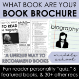 Biography Book Recommendation Brochure w/ Interactive Pers