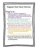 Biography Book Report Directions & Rubric