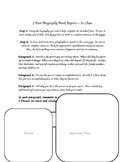 Biography Book Report Guidelines & Template