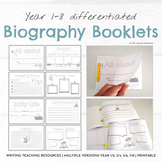 Biography Booklets for Years 1-8