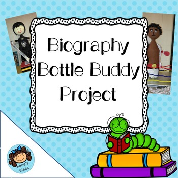 Preview of Biography Bottle Buddy Project