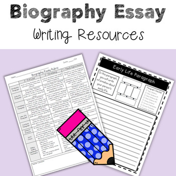 Preview of Biography Essay Writing Resources