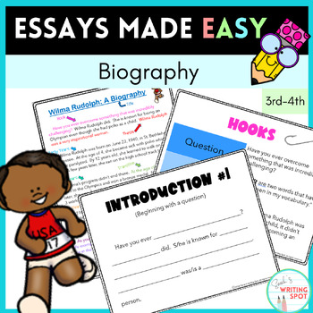 Preview of Biography Example and Unit | Essays Made Easy