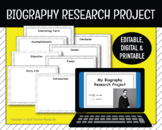 Biography / Famous Person Research Project Digital Student