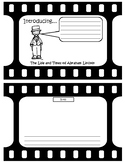 Biography Timeline Project - Filmstrip Style