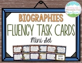 Biography Fluency Task Cards