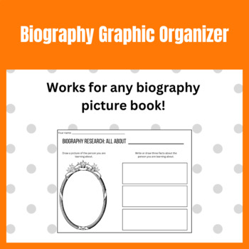 Preview of Biography Graphic Organizer