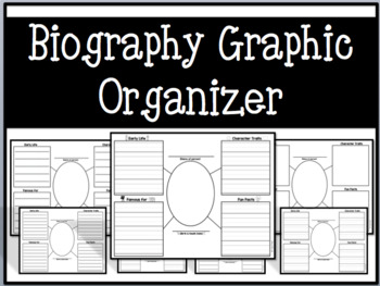 biography graphic organizer grade 4