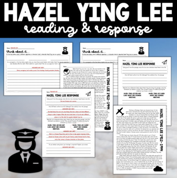 Preview of Biography - Hazel Ying Lee: Women's and Asian History Reading & Response