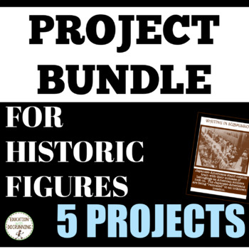 Biography or Historic Figure Project Bundle UPDATED