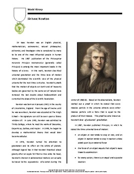 Preview of Biography: Sir Isaac Newton (distance learning option)