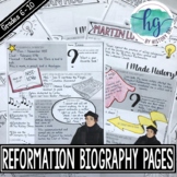 Biography Pages for the Protestant Reformation (works with
