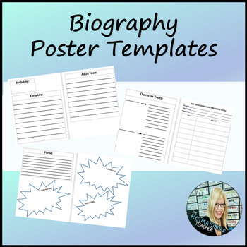 Preview of Biography Poster Templates