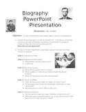 Biography PowerPoint Project