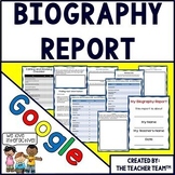 Biography Project | Report Template | Google Slides