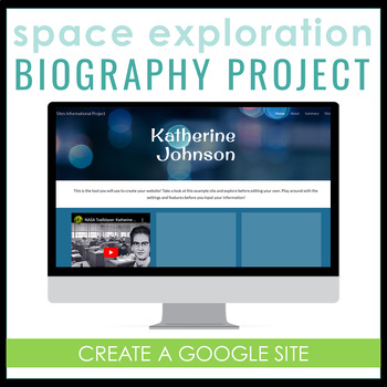 Preview of Space Race Exploration Biography Report, Research Graphic Organizer, Rubric