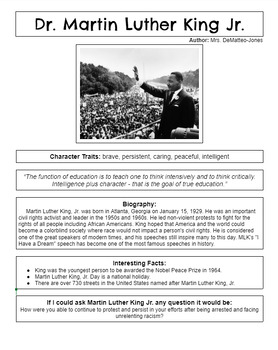 Preview of Biography Project Template, Example, Research Questions & Rubric