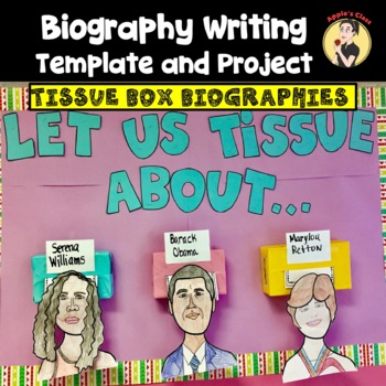 Preview of After Winter Break Activity | Biography Writing Template and Project