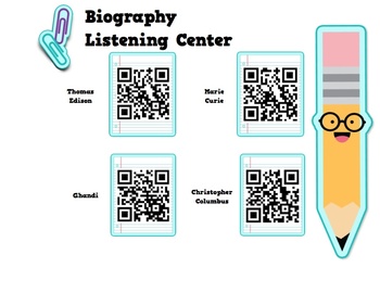 Preview of Biography QR Listening and Video Center