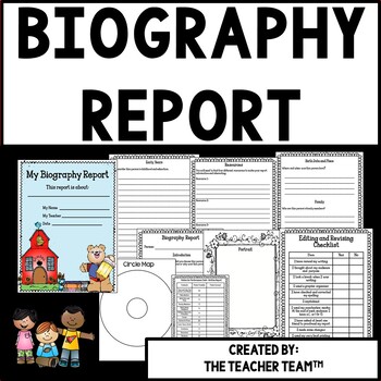 Preview of Biography Research Project | Biography Research Report