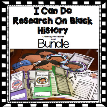 Preview of Biography Report Research Writing - Black History Month Biography Project