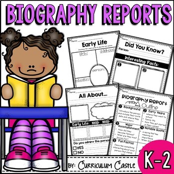 Preview of Biography Reports