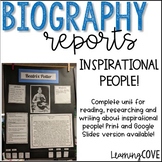 Biography Research Writing Reports - Who Was Series or Any book