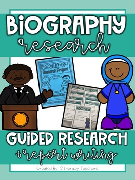 Preview of Biography Research: A Guided Research and Report Writing Pack