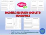 Biography Research Booklet - Use with Pebble Go