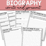 Biography Research Essay Template (How Can One Person Chan