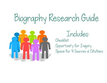 Preview of Distance Learning: Biography Research Guide