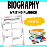 Biography Research Planning Template/Graphic Organizer