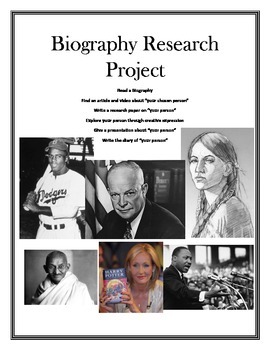 biography research project lesson plan