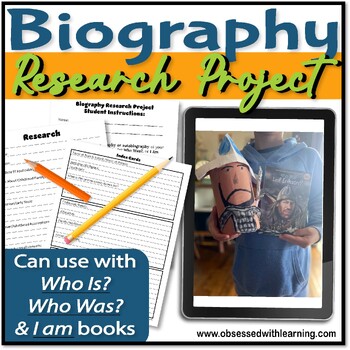 Preview of Biography Research Project, Graphic Organizers, Rubric, Who Was?, Who Is? Books