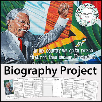 Preview of Biography Research Project - PBL