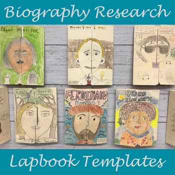 my biography research lapbook
