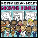 Biography Research Projects | Biography Report Tabbed Book