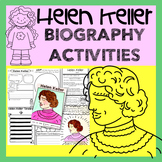 Biography Research Report / Helen Keller Biography workshe