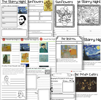 van gogh biography esl