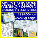 Vincent van Gogh Activities / Biography / Research / Coloring
