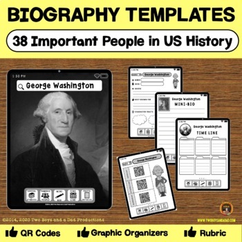 Preview of Biography Templates for Research and Writing